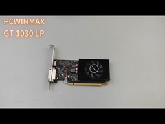 PWINMAX GeForce GT 1030 2 Go carte graphique DDR5 à profil bas sortie DVI et HD pour PC compacts