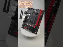 PCWINMAX B450 AM4 DDR4 carte mère WiFi - haute performance, connectivité fiable pour votre PC