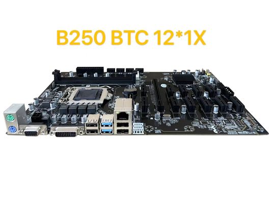 Carte mère de bureau minier B250 16 Go I6 I7 I8 I9 Processeurs 2 DDR4 DIMM