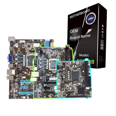 H 61 Mining Carte mère Socket LGA 1155 DDR3 I3 I5 I7 800MHz 1066MHz 1333MHz