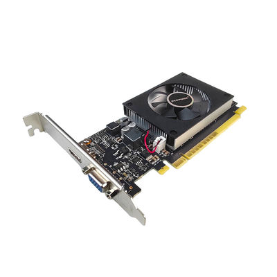 Carte vidéo OEM GT 710 2 Go 64 bits GDDR3, faible consommation et pas d'alimentation externe requise, parfaite pour les ordinateurs de bureau professionnels et la mise à niveau des PC hérités, prise en charge des commandes en gros