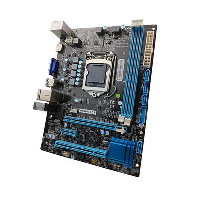 PCWINMAX B75 LGA1155 Carte mère Micro ATX Support 3ème/2ème génération Core i3/i5/i7 CPU DDR3 Dual Channel SATA 3.0 USB 3.0 Carte mère OEM stable pour PC professionnel/de bureau