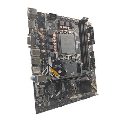PCWINMAX Carte mère H610 LGA 1700 DDR4 M.2 NVME PCIe 4.0 USB3.0 Gaming Prend en charge les processeurs 12e/13e/14e génération
