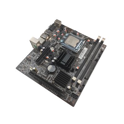PCWINMAX G31 LGA775 carte mère DDR2 avec un ensemble de processeurs, Micro ATX avec la série Xeon, Max 4 Go pour la mise à niveau des ordinateurs et des serveurs Office