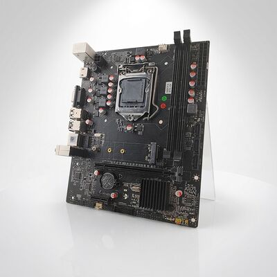 PCWINMAX carte mère B75 LGA1155 MATX DDR3 jusqu'à 16 Go M.2 SATA3 HD Ports VGA Tableau de bureau pour les ordinateurs personnels et les systèmes d'entreprise