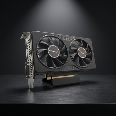 PCWINMAX RX 590 2048SP Carte graphique de jeu haute performance 8 Go GDDR5 256 bits avec sortie DP/HD/DVI alimentation 6 broches pour les constructions de bureau passionnées